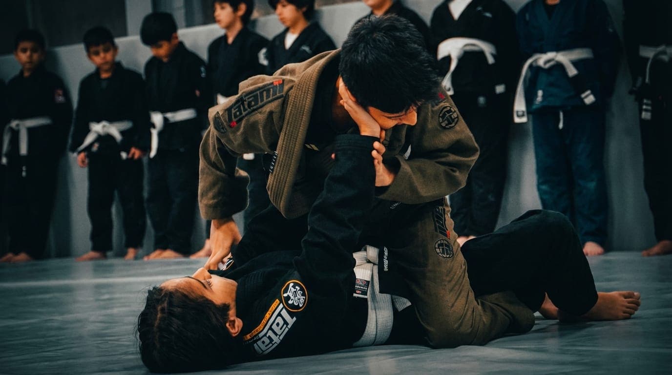 Boys Jiu Jitsu Training