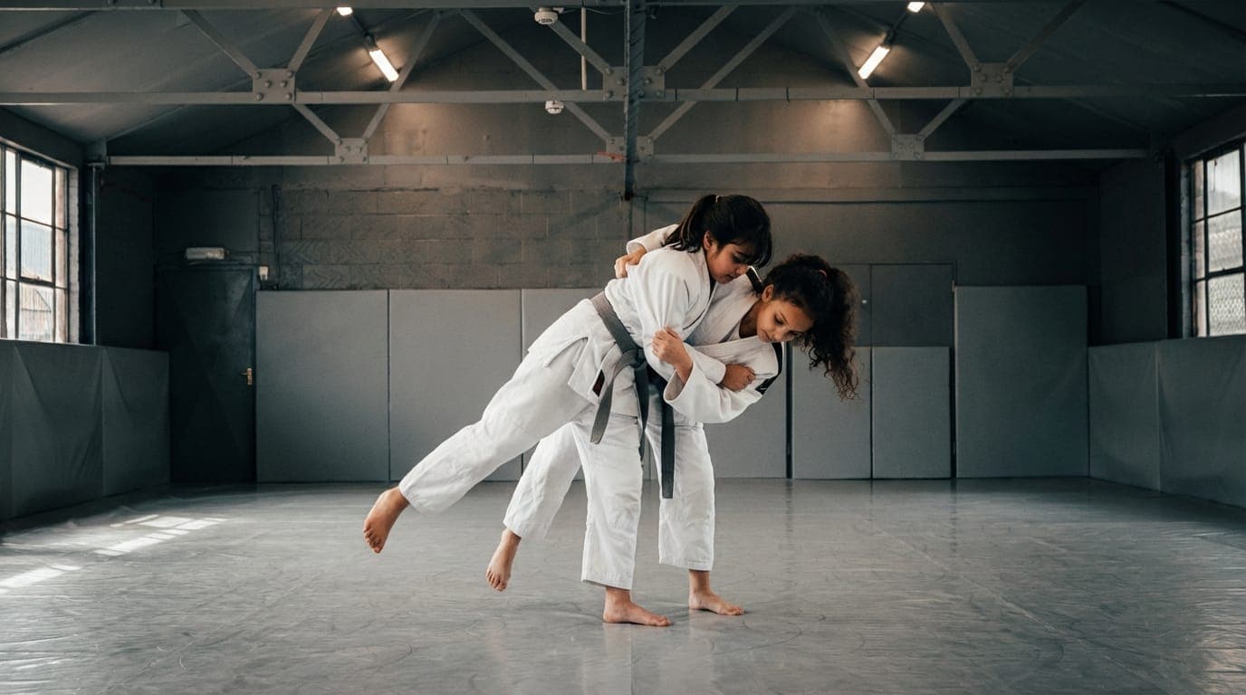 Girls Judo Training